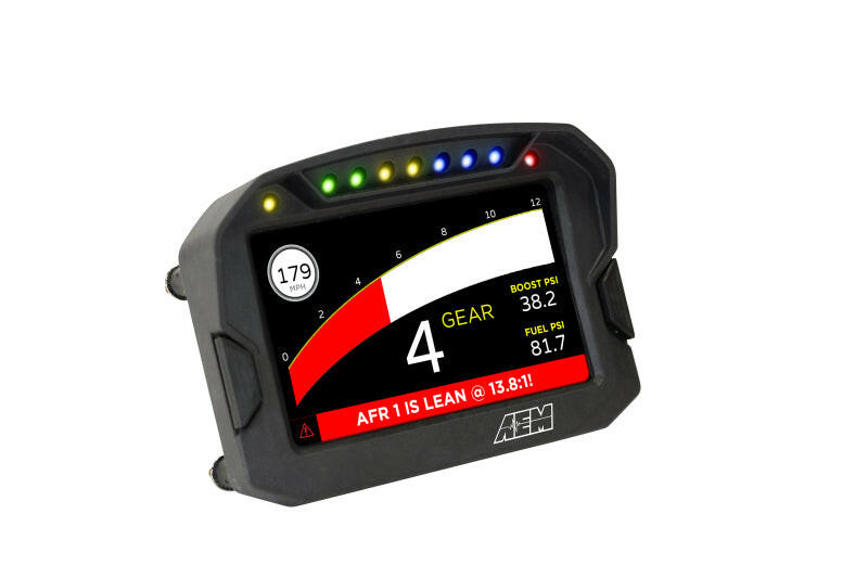 AEM CD-5G Carbon Digital Dash Display w/ Interal 10Hz GPS & Antenna Gauges AEM