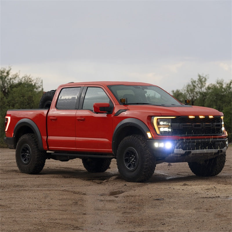 Rigid Industries 2021+ Ford Raptor Triple Fog Lights Kit Light Mounts Rigid Industries
