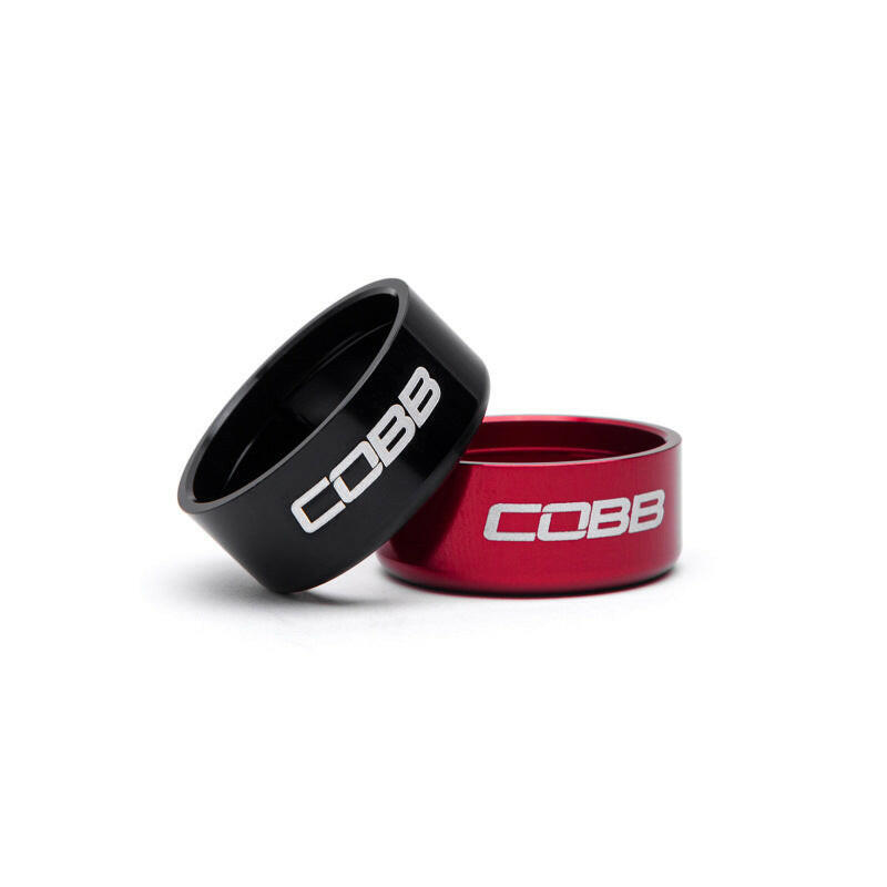 Cobb Subaru 6-Speed Tall Weighted COBB Shift Knob - White (Incl. Both Red + Blk Collars) Shift Knobs COBB