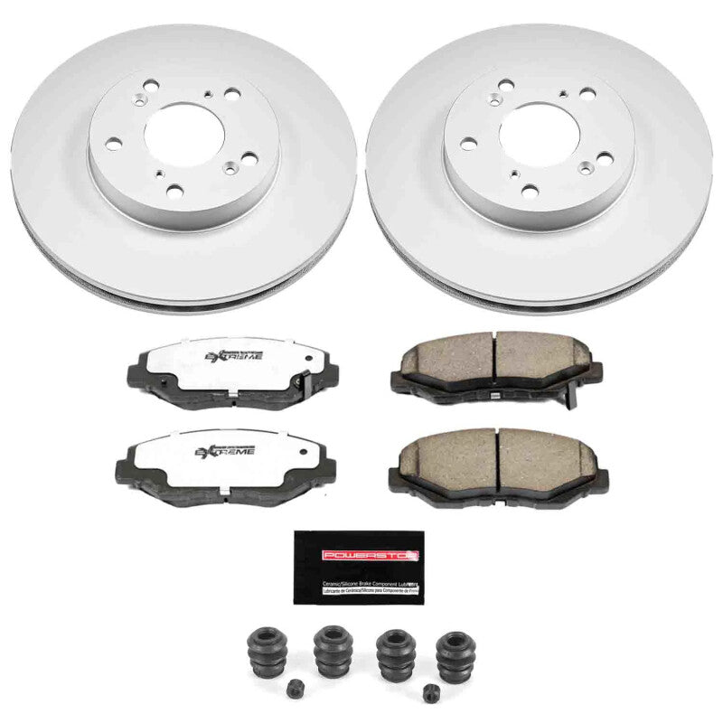 Power Stop 14-15 Acura ILX Front Z26 Coated Brake Kit Brake Kits - Performance D&S PowerStop