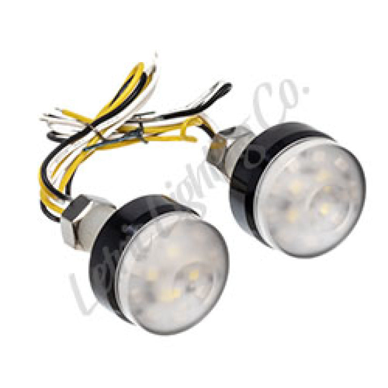 Letric Lighting Surface Ind Lights Blk Wht/Amb Sidemarkers & Indicators Letric Lighting