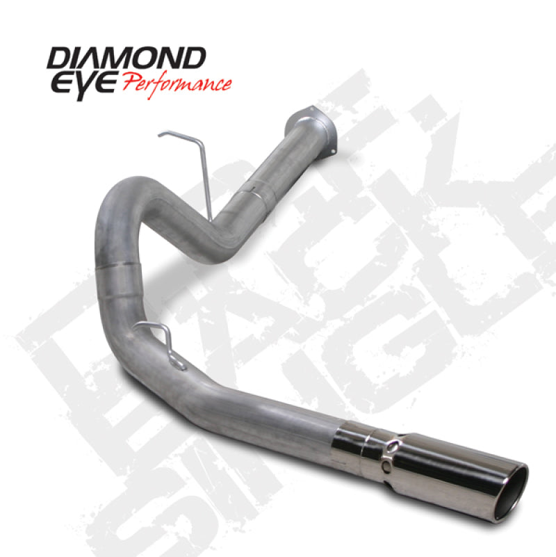 Diamond Eye KIT 4in DPF-BACK Single AL 07.5-10 CHEVY 6 6L 2500/3500 PCKGD BX46X14X14OD EL-PL DPF Back Diamond Eye Performance