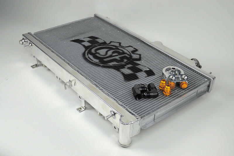 CSF 08-15 Subaru WRX/STI 2-Row Radiator w/Built-In Oil Cooler Radiators CSF