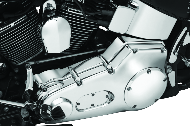 Kuryakyn Cast Inner Primary Cover 00-06 Softail Models Chrome Engine Covers Kuryakyn