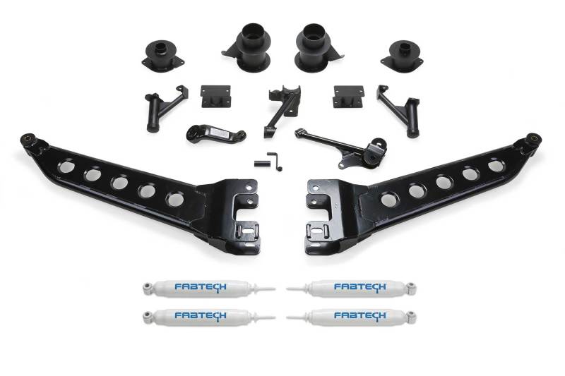 Fabtech 14-18 Ram 2500 4WD 5in Radius Arm System w/Coil Spacers & Perf. Shocks Lift Kits Fabtech
