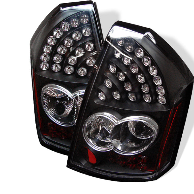 Spyder Chrysler 300 05-07 LED Tail Lights Black ALT-YD-CHR305-LED-BK Tail Lights SPYDER