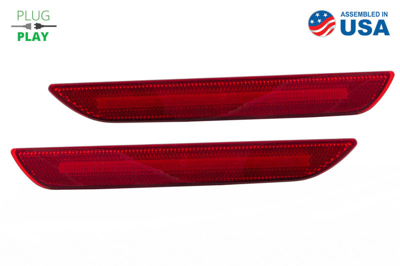Diode Dynamics 15-21 EU/AU Ford Mustang LED Sidemarkers - Red (Pair) Light Accessories and Wiring Diode Dynamics