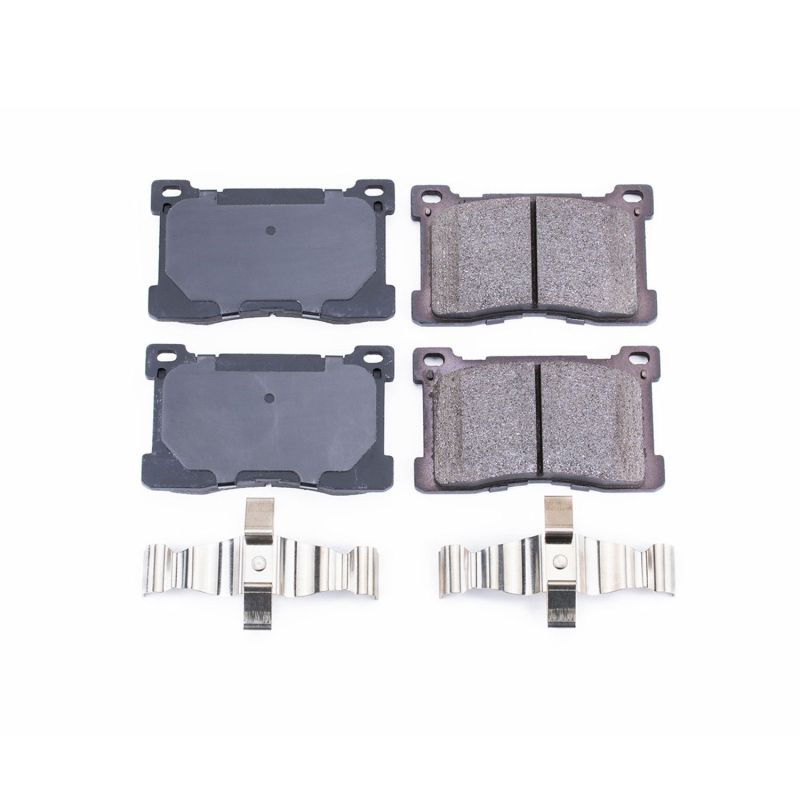 Power Stop 12-16 Hyundai Equus Front Z17 Evolution Ceramic Brake Pads w/Hardware Brake Pads - OE PowerStop