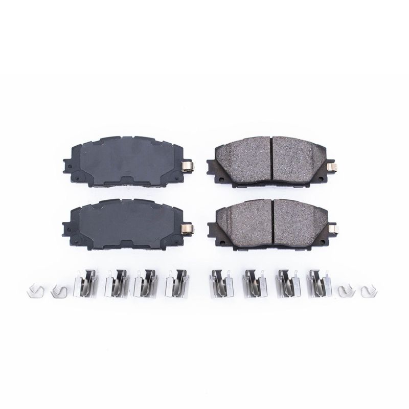 Power Stop 2013 Scion iQ Front Z17 Evolution Ceramic Brake Pads w/Hardware Brake Pads - OE PowerStop