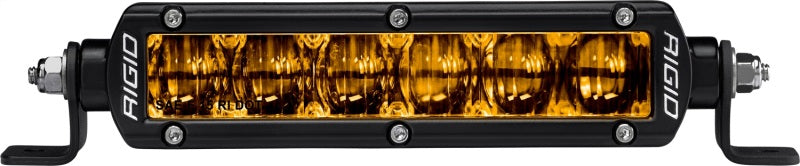 Rigid Industries 6in SR-Series Pro Dot / SAE Fog Lights (Pair) - Selective Yellow Light Bars & Cubes Rigid Industries