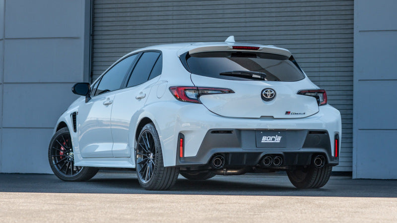 Borla 23-24 Toyota GR Corolla ATAK Cat Back System - Carbon Fiber & Black Anodized Catback Borla