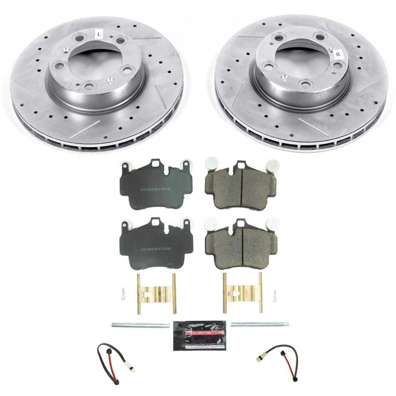 Power Stop 06-08 Porsche 911 Front Z23 Evolution Sport Brake Kit Brake Kits - Performance D&S PowerStop