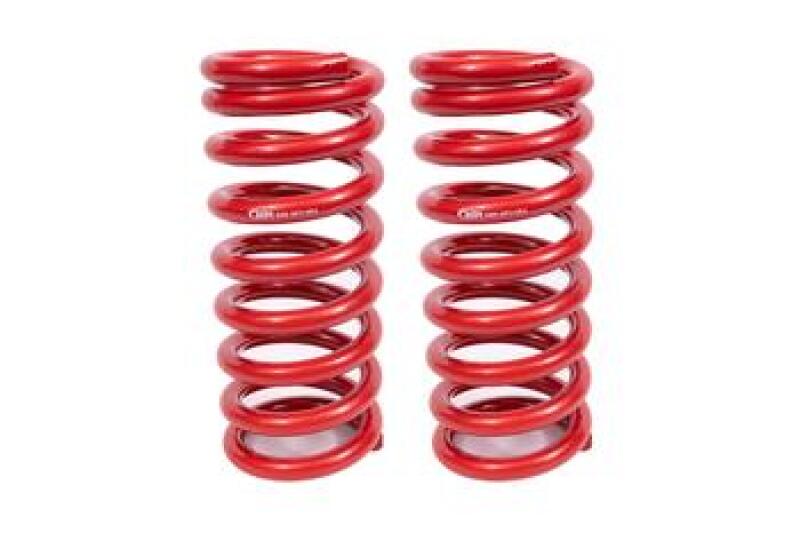 BMR 67-69 Chevrolet Camaro / Pontiac Firebird 3in Drop Small Block Front Lowering Springs - Red Lowering Springs BMR Suspension