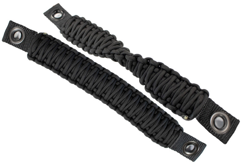 Fishbone Offroad 97-06 Jeep Wrangler Paracord Door Handles - Black Dash & Interior Trim Fishbone Offroad