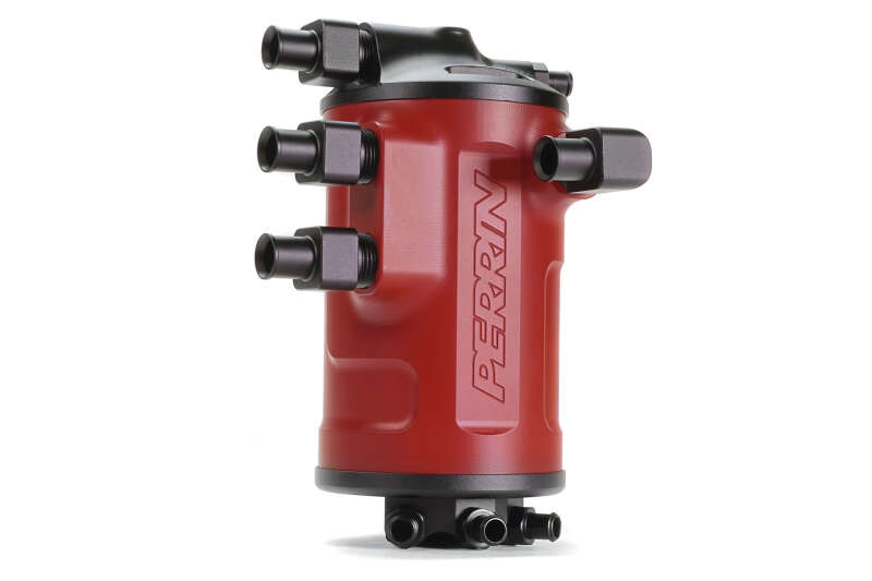 PERRIN 02-21 Subaru WRX / 04-21 STI Air Oil Separator - Red Oil Separators Perrin Performance