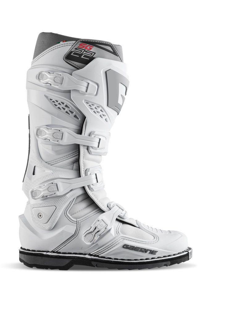 Gaerne SG22 Boot White Size - 14 Motorcycle Boots Gaerne