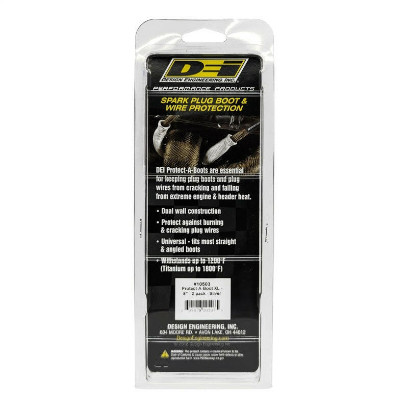 DEI Protect-A-Boot XL - 8in - 2-pack - Silver Thermal Sleeves DEI