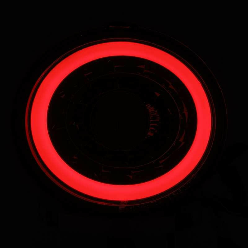 AlphaRex 05-13 Chevrolet Corvette PRO-Series LED Tail Lights Jet Black Tail Lights AlphaRex