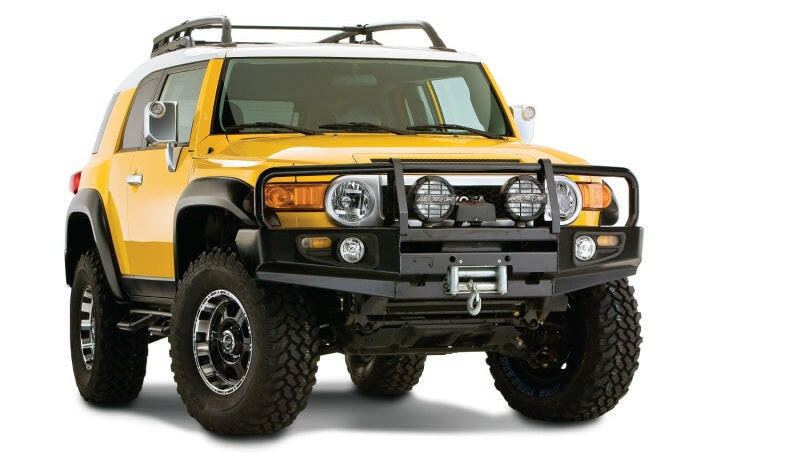 Bushwacker 07-14 Toyota FJ Cruiser Extend-A-Fender Style Flares 4pc - Black Fender Flares Bushwacker