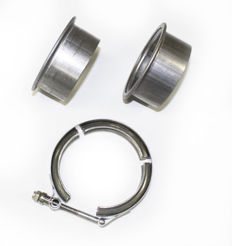 JBA 3in Stainless Steel V-Band Clamp & Flanges Clamps JBA