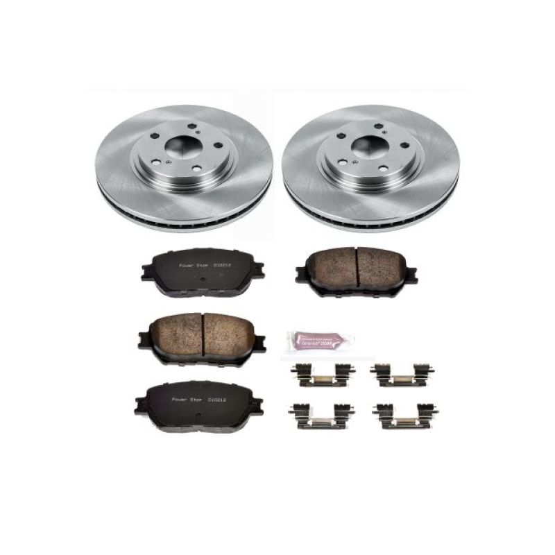 Power Stop 02-04 Toyota Camry Front Autospecialty Brake Kit Brake Kits - OE PowerStop
