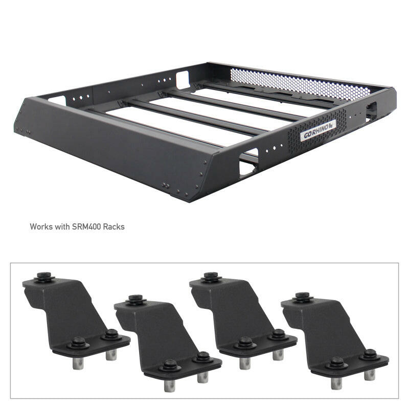 Go Rhino Fixed Mouinting Kit for SRM Rack Roof Baskets Go Rhino
