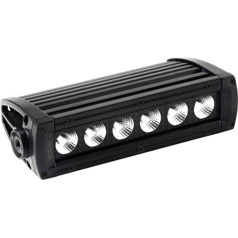Westin B-FORCE LED Light Bar Single Row 6 inch Flood w/5W Cree - Black Light Bars & Cubes Westin