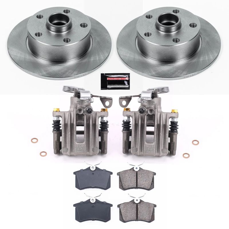 Power Stop 97-01 Audi A4 Rear Autospecialty Brake Kit w/Calipers Brake Kits - OE PowerStop