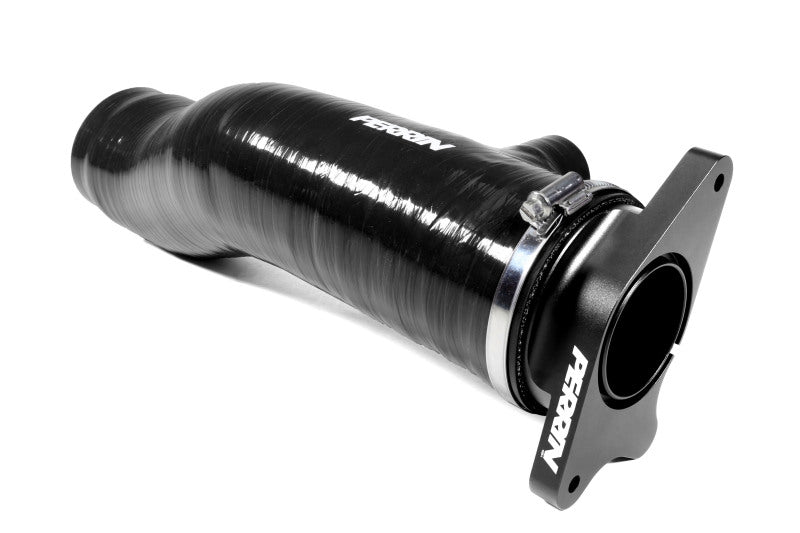 PERRIN 22-24 Subaru WRX / 20-25 LGT & OBXT Turbo Inlet Hose w/Turbo Adapter Flange (Long) - Black Hoses Perrin Performance