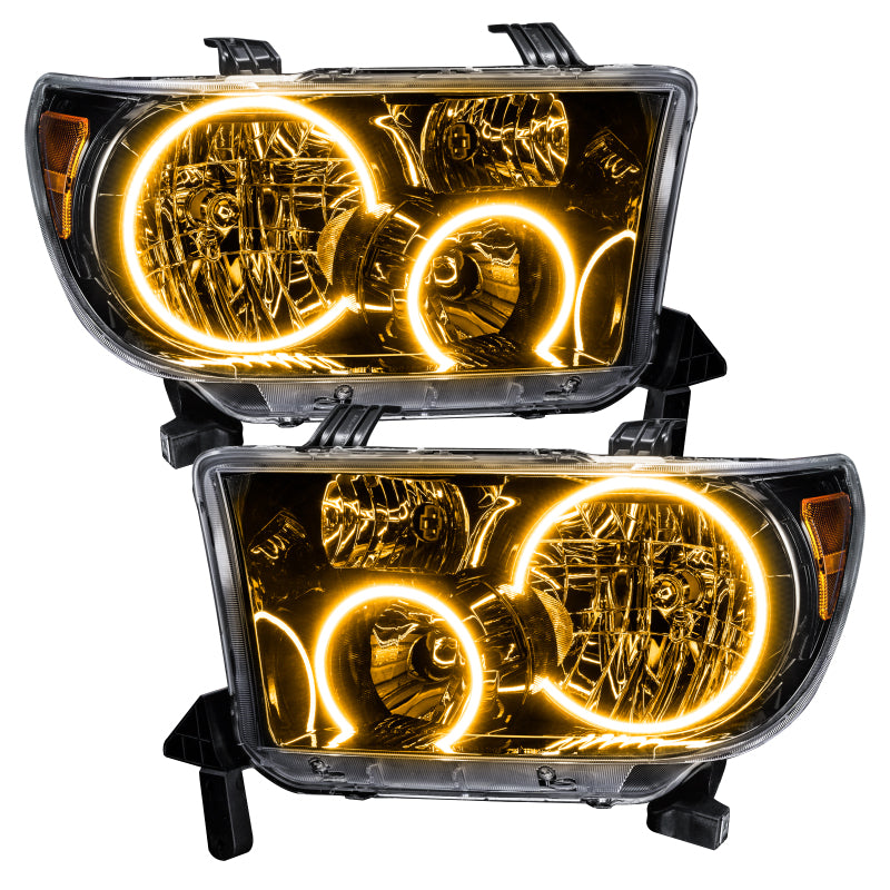Oracle 07-11 Toyota Tundra Pre-Assembled Headlights - Black Housing - w/ BC1 Controller Headlights ORACLE Lighting