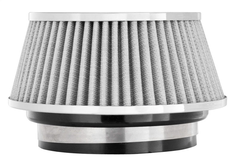 Spectre Adjustable Conical Air Filter 2-1/2in. Tall (Fits 3in. / 3-1/2in. / 4in. Tubes) - White Air Filters - Universal Fit Spectre