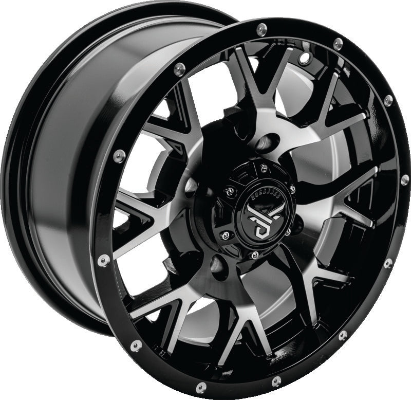 QuadBoss Barbwire 14X7 - 4+3 - 4/156 - Machined Wheels - Cast QuadBoss