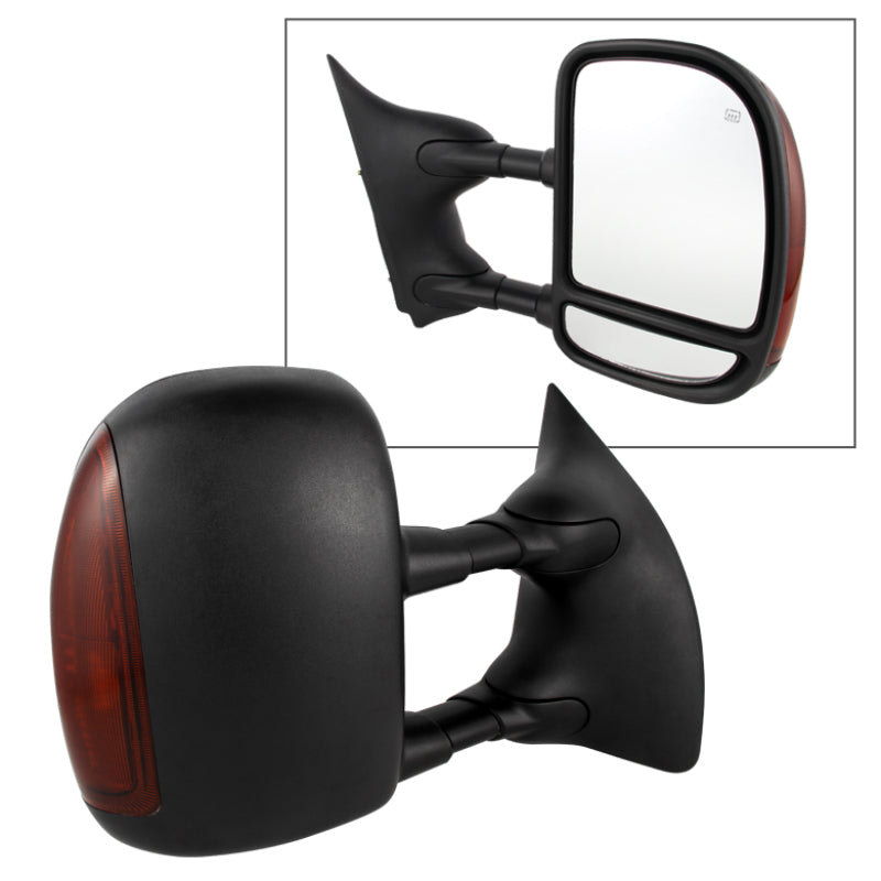 xTune Ford Superduty 02-07 Manual Extendable Power Heated Adjust Mirror Right MIR-FDSD99S-PW-AM-R Side Mirrors SPYDER