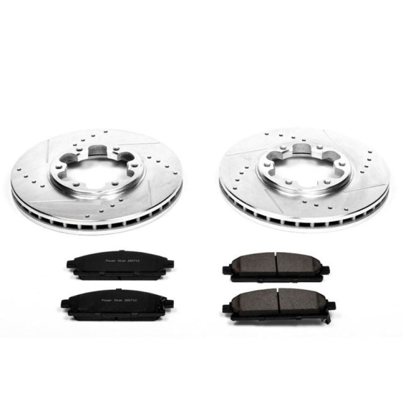 Power Stop 96-98 Nissan Pathfinder Front Z23 Evolution Sport Brake Kit Brake Kits - Performance D&S PowerStop