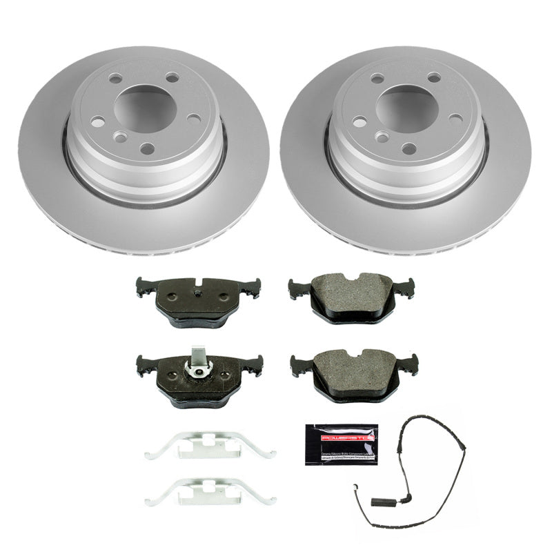 Power Stop 02-06 BMW X5 Rear Euro-Stop Brake Kit Brake Kits - OE PowerStop