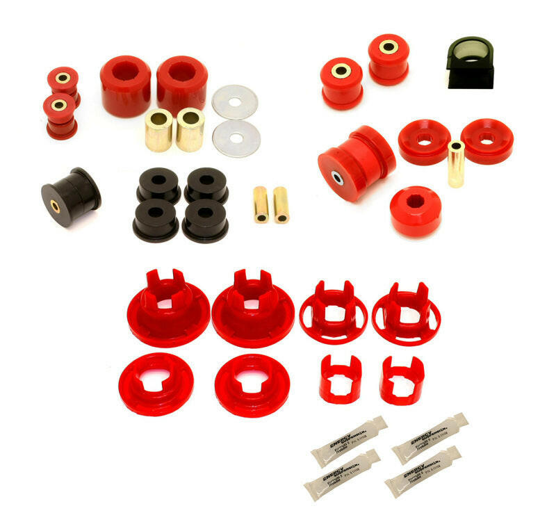 BMR 10-11 5th Gen Camaro Street Version Total Suspension Bushing Kit (BK041/BK021/BK022) - Black/Red Bushing Kits BMR Suspension