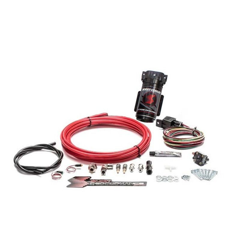 Snow Performance Stg 1 Bst Cooler TD Water Inj Kit (Incl Red Hi-Temp Tubing/Quick Fittings) w/o Tank Water Meth Kits Snow Performance