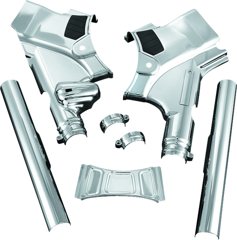 Kuryakyn Neck Cover For 09-13 Touring Models Chrome Exterior Trim Kuryakyn