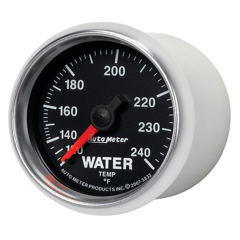 Autometer GS 52mm 120-240 Deg F Mechanical Water Temperature Gauge Gauges AutoMeter