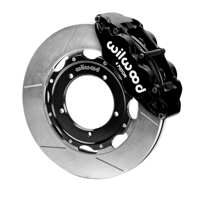 Wilwood 69-74 Porsche 911 Front Superlite Brake Kit 3in MT Slotted Face - Black Big Brake Kits Wilwood