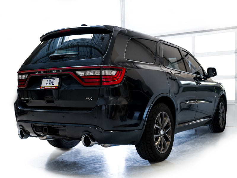 AWE Tuning 11-24 Dodge Durango 5.7L Track Edition Exhaust w/ Chrome Silver Tips Catback AWE Tuning