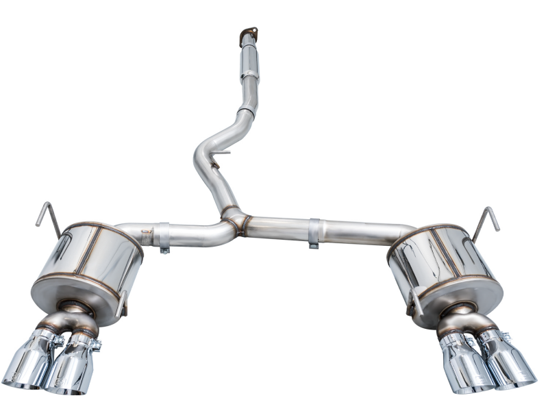 AWE Tuning 2022+ VB Subaru WRX Touring Edition Exhaust - Chrome Silver Tips Catback AWE Tuning