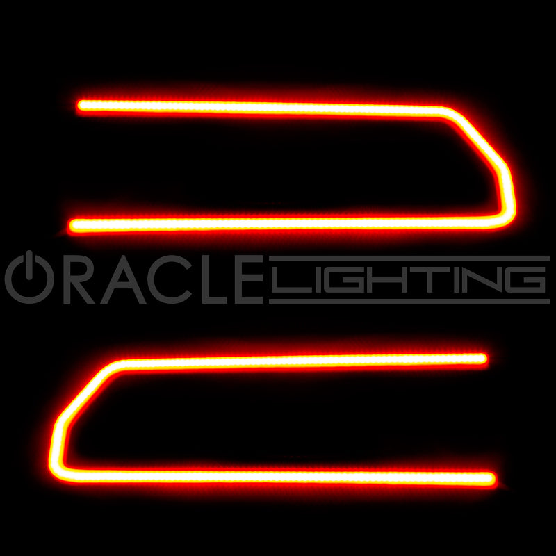 Oracle Dodge Challenger 08-14 LED Waterproof Afterburner Kit - Red Fog Lights ORACLE Lighting