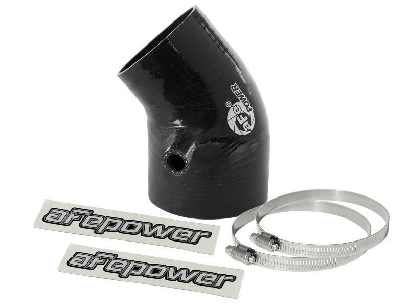 aFe Magnum FORCE Intake Coupling Kit (3-1/4 IN ID to 2-13/16 IN ID x 40 Deg.) Elbow Black Air Intake Components aFe