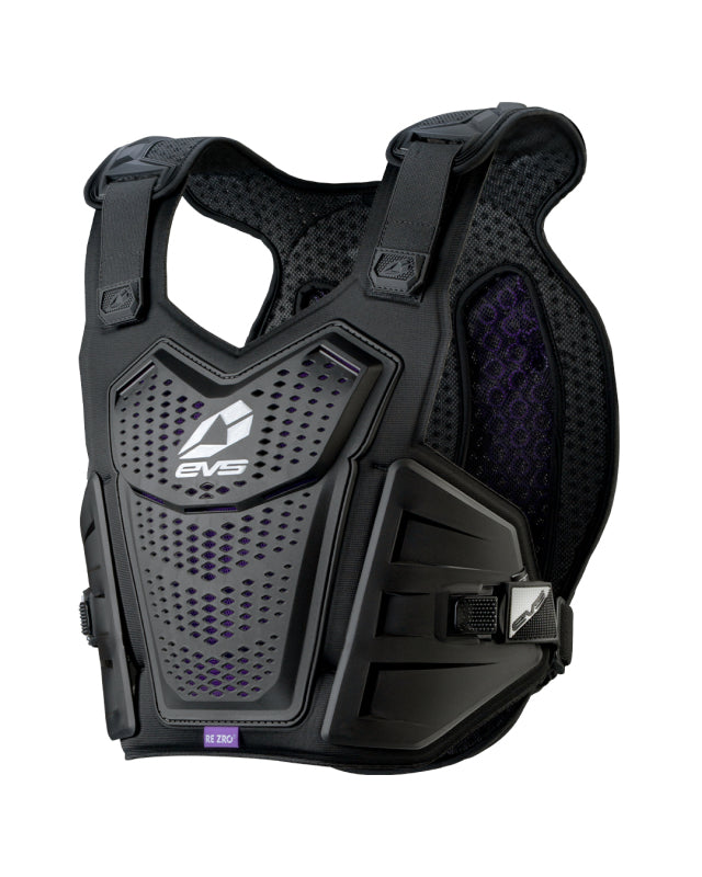 EVS F1 Pro Chest Protector Adult W/ RE ZRO Black - Small/Medium Body Protection EVS