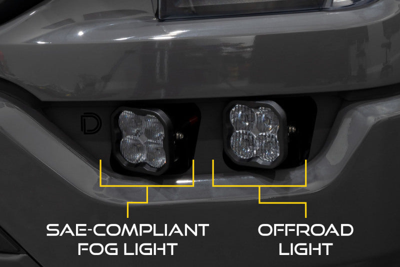Diode Dynamics 21-22 Ford F-150 SS3 LED Fog Pocket Kit - White Max Fog Lights Diode Dynamics