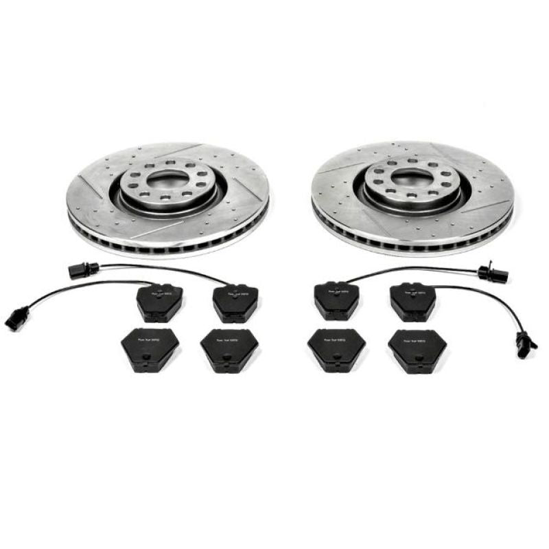 Power Stop 00-01 Audi A6 Quattro Front Z23 Evolution Sport Brake Kit Brake Kits - Performance D&S PowerStop