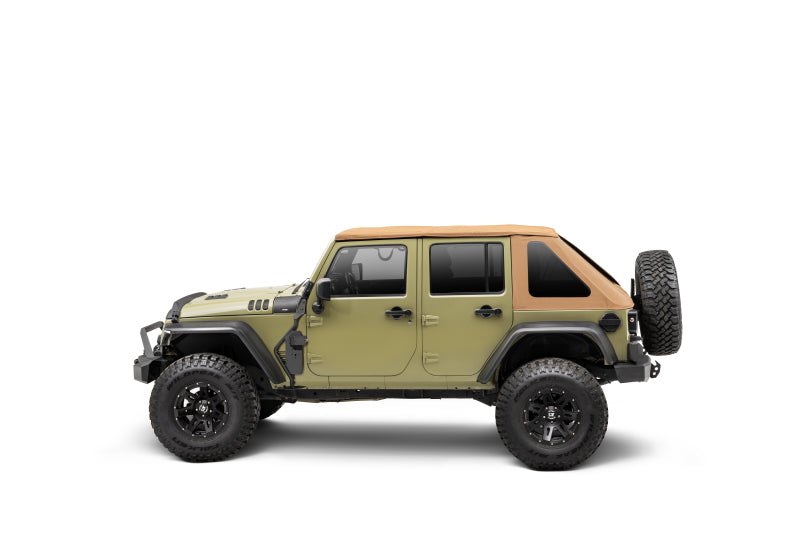 Go Rhino 07-18 Jeep Wrangler JK/JKU Front Fender Jack Mount for Hi-Lift Jack - Tex. Blk Jacks Go Rhino