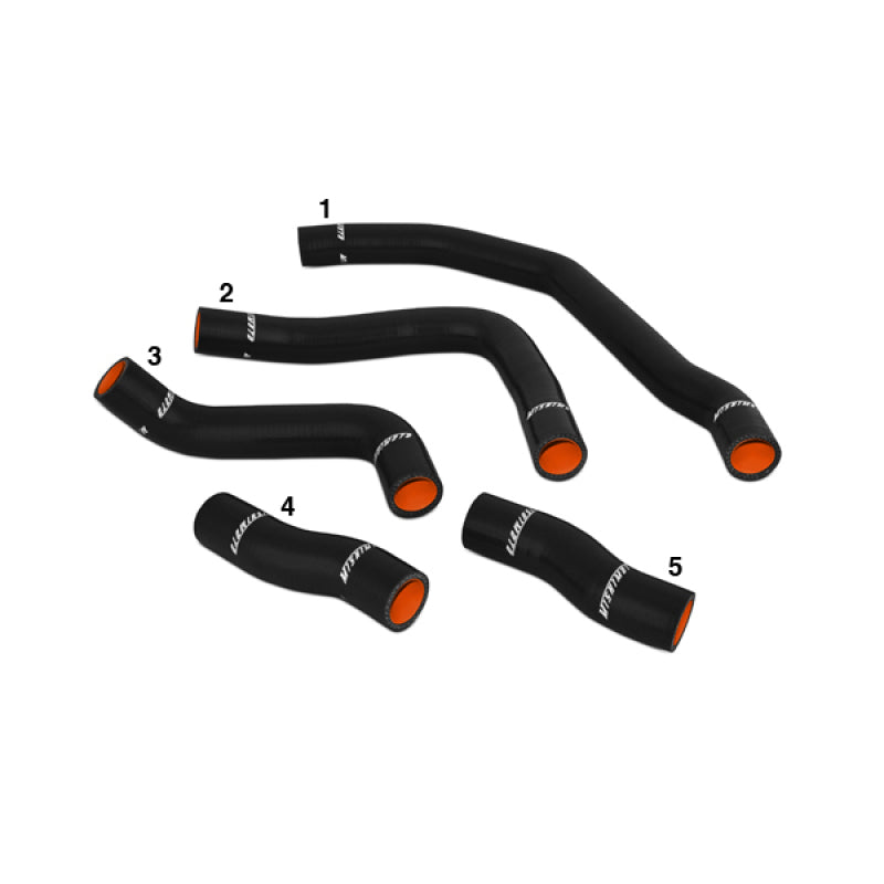 Mishimoto 90-99 Toyota MR2 Turbo Black Silicone Hose Kit Hoses Mishimoto