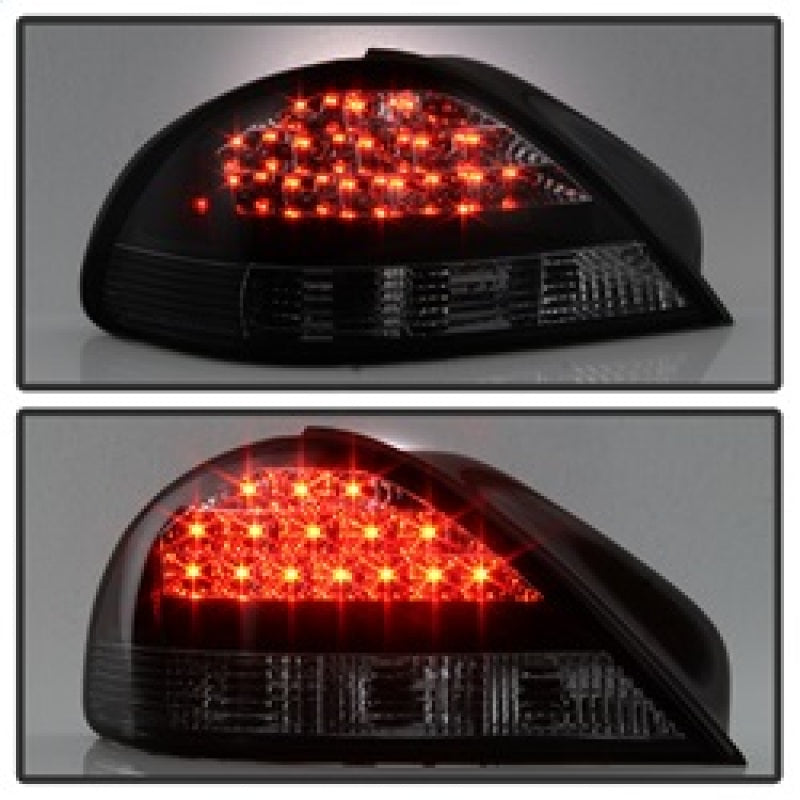 Spyder 99-05 Pontiac Grand Am LED Tail Lights - Black Smoke Tail Lights SPYDER